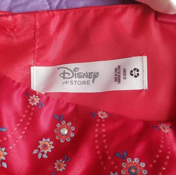 DISNEY, STORE, girl's dress, red color for birthday party, long - Picture 5 of 8